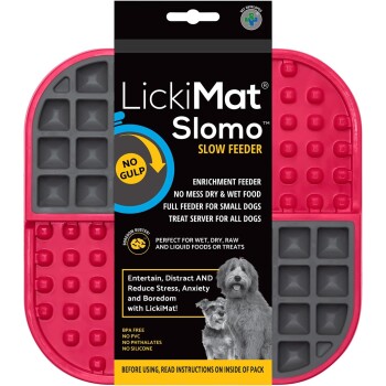 LickiMat Schleckmatte SloMo Futter-Spaß rot