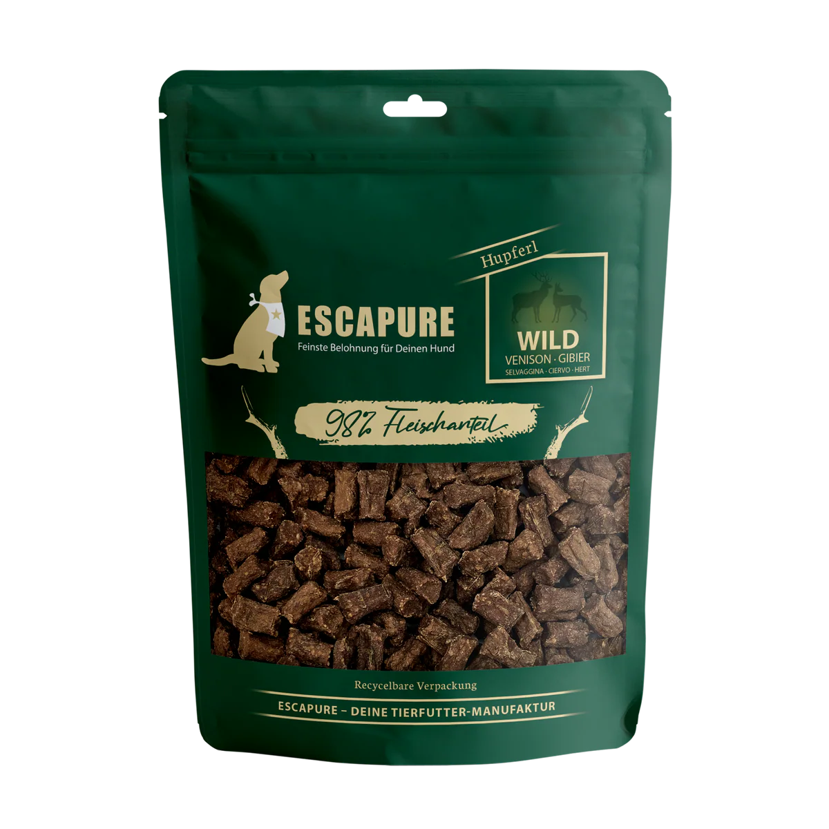 Wild Monoprotein Leckerli 98% Wildfleisch