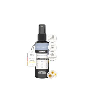 ALPHAZOO Brandlöscher Anti Juckreiz Spray für Hunde I Sanfte Beruhigung
