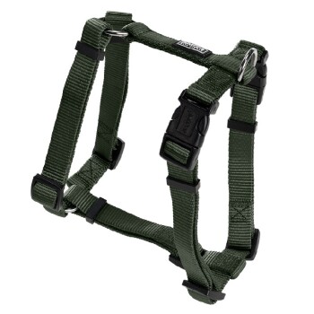 AniOne H-Geschirr Classic Nylon grün XS