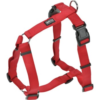 AniOne H-Geschirr Classic Nylon rot XL