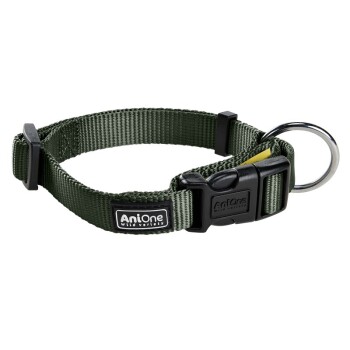 AniOne Halsband Classic Nylon grün S