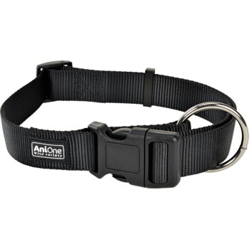 AniOne Halsband Classic Nylon schwarz XL