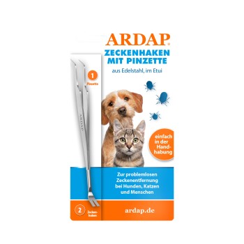 ARDAP Zeckenzange Edelstahl