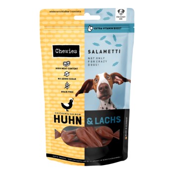 Chewies SALAMETTI 8x200g Huhn und Lachs