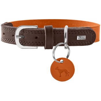 Dog Sport HUNTER Hundehalsband lemvig orange S