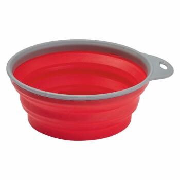 Dogs Creek Reise-Silikonnapf Trail rot 1 l
