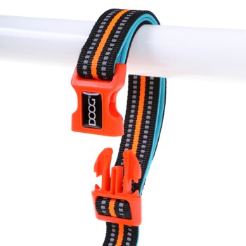 DOOG LEINE NEON ClIP-IT blau/ türkis/ orange