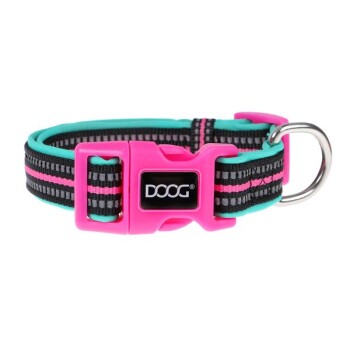 DOOG Neoprene Dog Collar RIN TIN TIN (Neon) XS