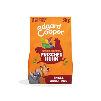 Edgard & Cooper Hundefutter, für ausgewachsene Hunde, Freilandhuhn 3 kg