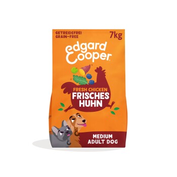 Edgard & Cooper Hundefutter, für ausgewachsene Hunde, Freilandhuhn 7 kg