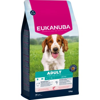 EUKANUBA Trockenfutter Hund, Adult, klein/mittelgroß, Lachs 12 kg