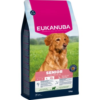 EUKANUBA Trockenfutter Hund, Senior, groß, Lamm 12 kg
