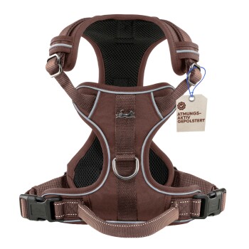Freudentier Hundegeschirr mit Mesh-Polsterung XL