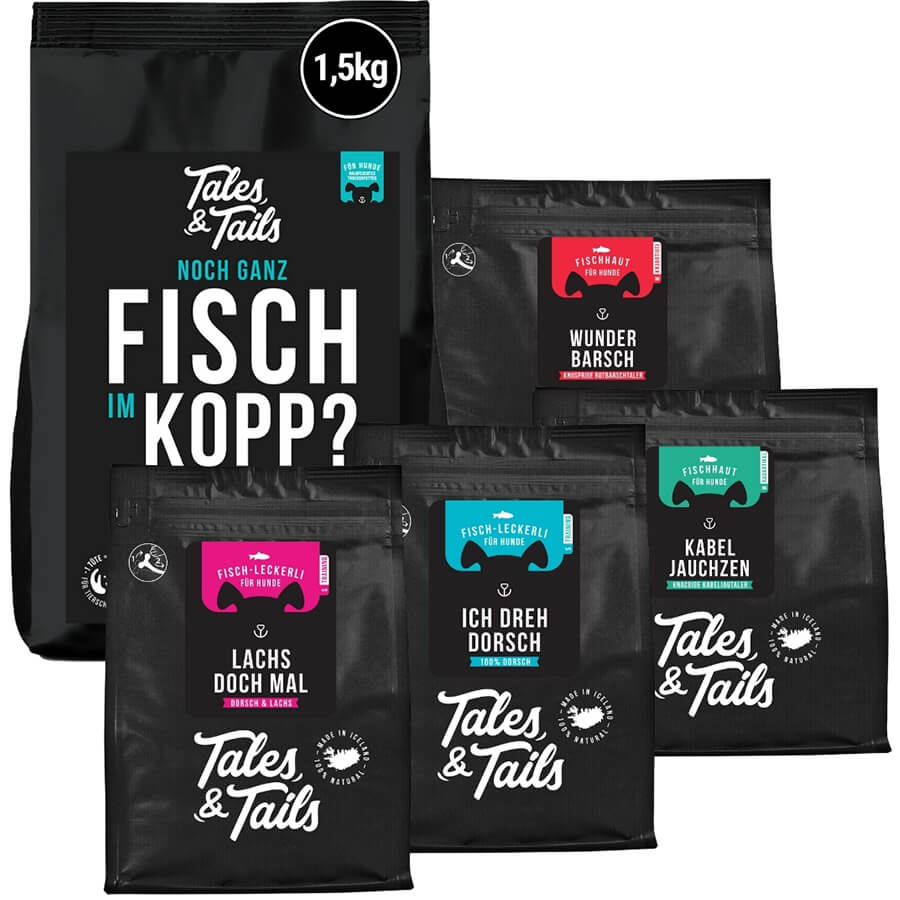 Für Fisch Verliebte - Hundefutter, Leckerli und Kausnacks für Hunde aus Fisch