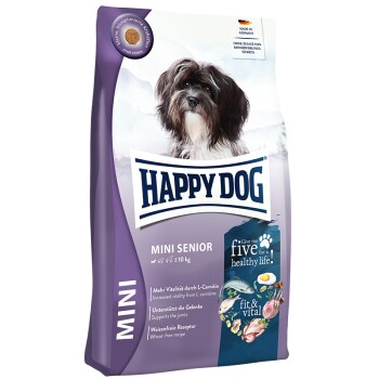HAPPY DOG fit & vital Trockenfutter Hund Senior, Mini 800 g