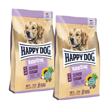 HAPPY DOG NaturCroq Trockenfutter Hund Senior 2x15 kg