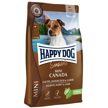 HAPPY DOG Sensible Trockenfutter Hund Adult, Mini Canada 4 kg