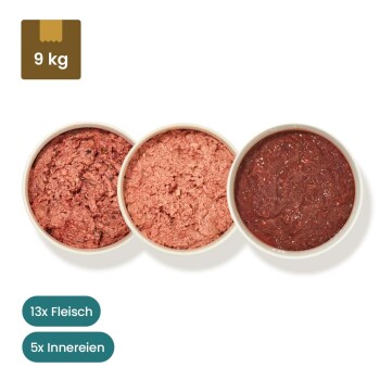 haustierkost.de Hund Welpe Frostfutter Menü 9 kg