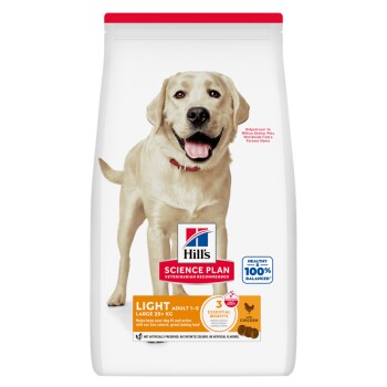 Hill's Science Plan Trockenfutter Hund, Light, Large Breed Adult, mit Huhn 14 kg