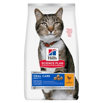 Hill's Science Plan Trockenfutter Katze, Adult, Oral Care, mit Huhn 7 kg