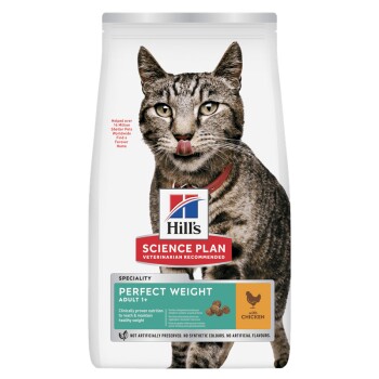 Hill's Science Plan Trockenfutter Katze, Adult Perfect Weight, mit Huhn 2,5 kg