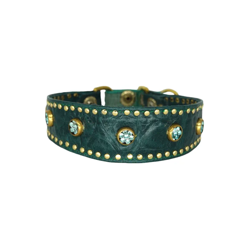 Hundehalsband emerald #23