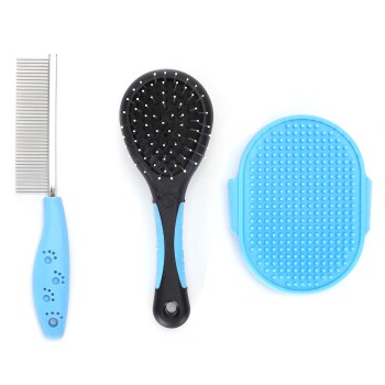 nobleza - 4in1 Bürsten Set - Hundebürste - Katzenbürste