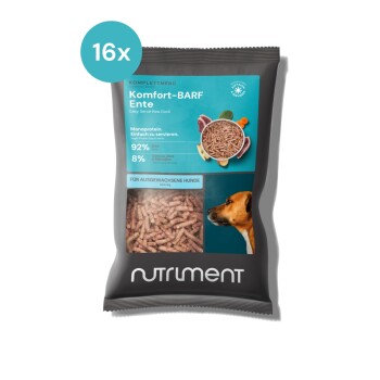 Nutriment Komfort-BARF Menü Ente, Chicorée & Spinat 16x1 kg