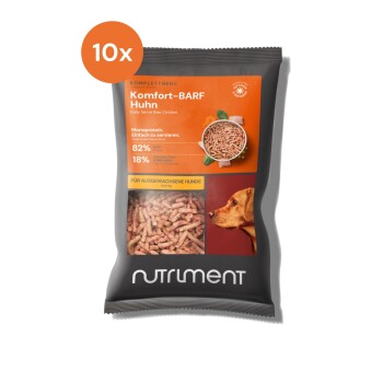 Nutriment Komfort-BARF Menü Huhn, Spinat & Erbsen 10x1 kg