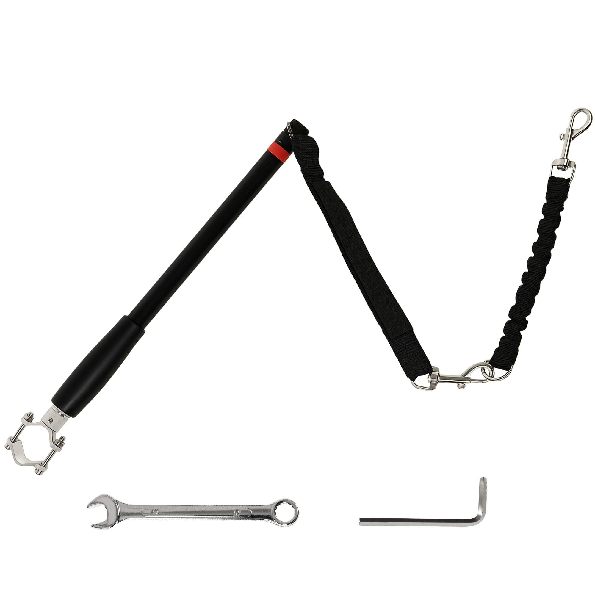 PawHut Fahrradleine für Hunde Fahrrad Hundeleine Einfache Installation und Demontage Hundeleine für Fahrrad, Radfahren, Training, Joggen, Schwarz