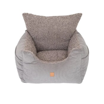 PET & Co. Pet & Co Hunde Autositz Harry Luxus grau/ grau