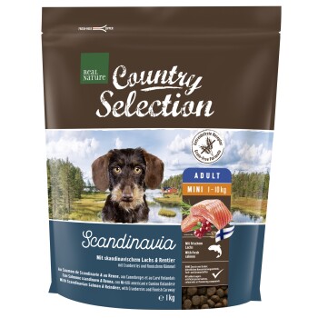 REAL NATURE Country Selection Trockenfutter Hund, Adult, Mini, Scandinavia 1 kg