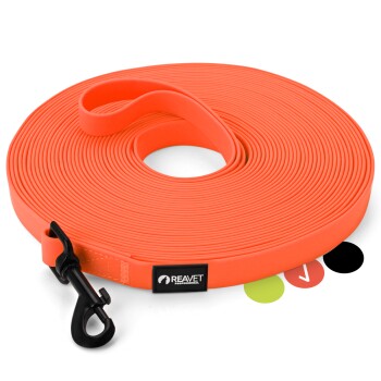 REAVET Schleppleine Orange, 15 Meter