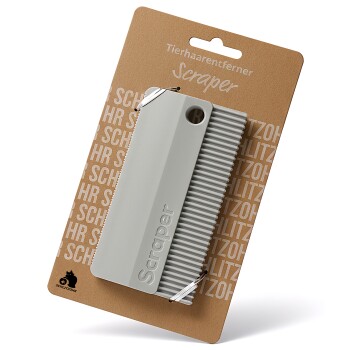 Schlitzohr Tierhaarentferner Silikon-Scraper für Sofa, Auto & Kleidung – Katzenhaare & Hundehaare