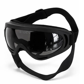 STUCH Hundebrille UV-Schutz für Hunde - Verstellbare Hunde Sonnenbrille - Brille für Windschutz & Staubschutz für Auto , Motorrad und Outdoor schwarz