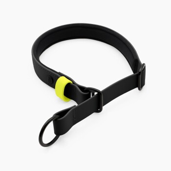 THE DOG IDEA Zugstopp Halsband Schwarz L