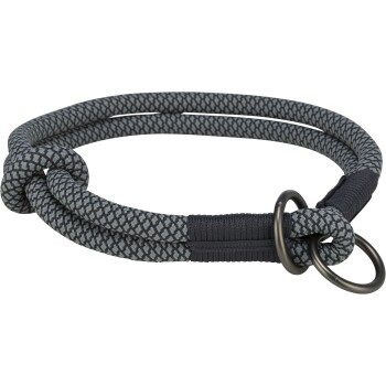 Trixie Soft Rope Zug-Stopp-Halsband schwarz S