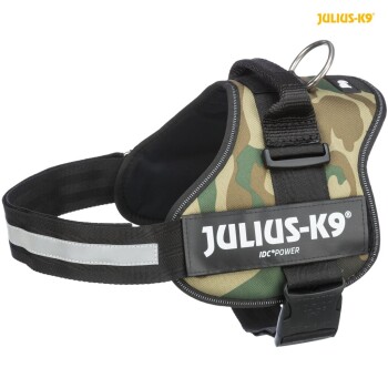 Trixie Julius-K9® Powergeschirr® Gr. 0-3 braun/ grün XL