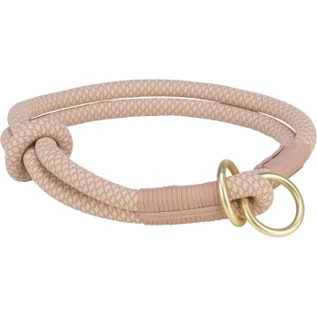 Trixie Soft Rope Zug-Stopp-Halsband rosa L-XL