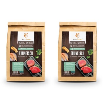 Wildfang ® Adult Trockenfutter mit Thunfisch 2 x 6 kg