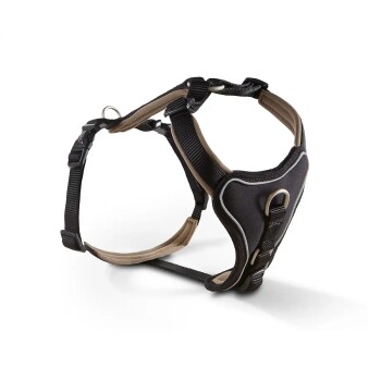 Wolters Professional Comfort Hundegeschirr schwarz/ braun S