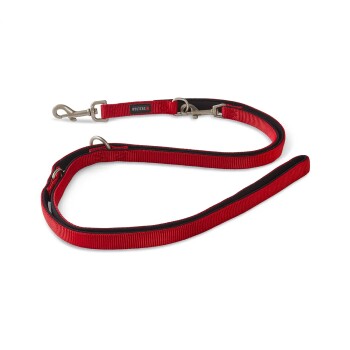 Wolters Professional Comfort Führleine extra lang Führleine Hundeleine rot/ schwarz S