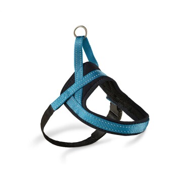 Wolters Soft & Safe Geschirr Geschirr Hundegeschirr aqua/ schwarz L