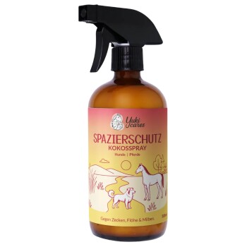 Yuki Cares Anti-Zecken-Spray für Hunde – natürlicher Zeckenschutz mit Kokosöl gegen Zecken, Flöhe & Milben