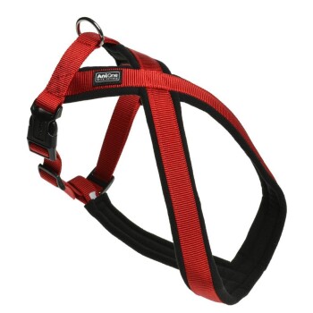AniOne X-Geschirr Classic rot S-M