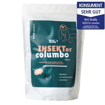 BeG Buddy Trockenfutter Insekten, Insekten Hund, Hypoallergen & Sensitive 750 g
