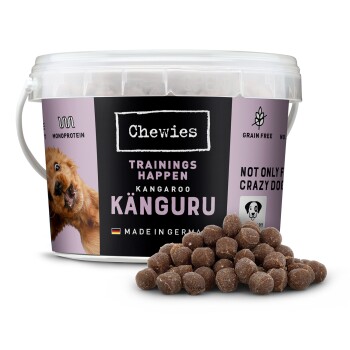 Chewies Trainings-Happen Monoprotein-Snack 300g Känguru