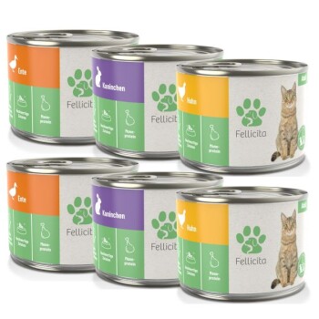 Fellicita Mixpaket Nr. 2 Monoprotein 6x 200g