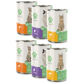 Fellicita Mixpaket Nr. 5 Monoprotein 6x 400g